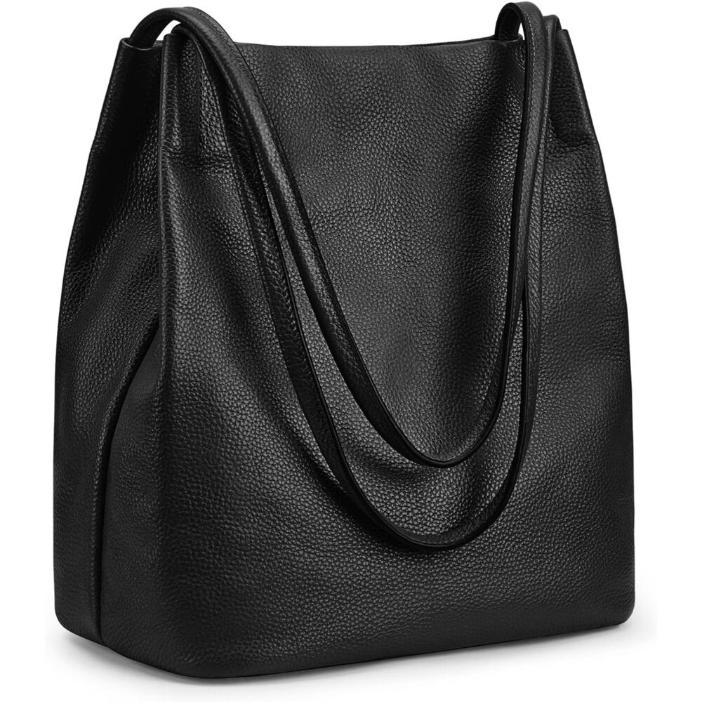 Women Soft Genuine Leather Totes Shoulder Bag Purses and Handbags with Top Magne